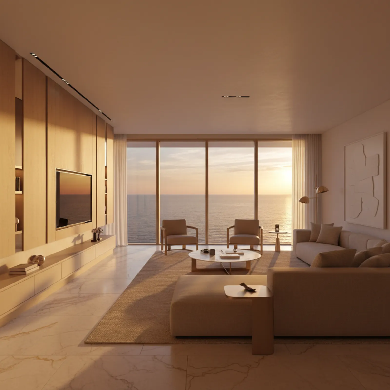 Residence interiors completed to a high-end standard